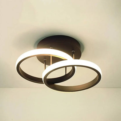 Lampa sufitowa LED — geometryczna oprawa trzy pierścienie, styl modern | Norivo Norivo