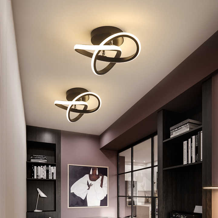 Lampa sufitowa LED — geometryczna oprawa trzy pierścienie, styl modern | Norivo Norivo