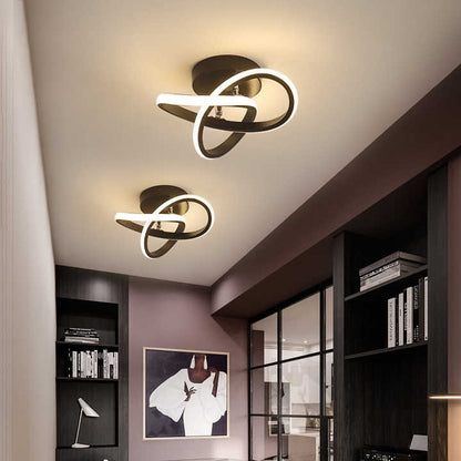 Lampa sufitowa LED — geometryczna oprawa trzy pierścienie, styl modern | Norivo Norivo