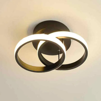Lampa sufitowa LED — geometryczna oprawa trzy pierścienie, styl modern | Norivo Norivo
