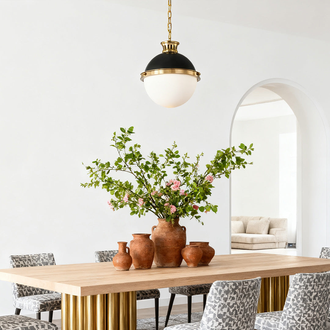 Lampa kula szklana zdjęcie 4