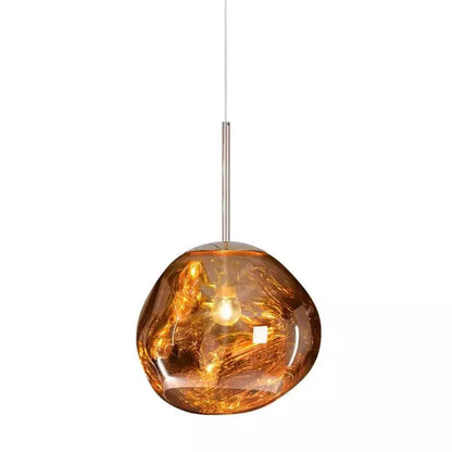 Designerska lampa wisząca topiona kula LED — 4 kolory, 4 rozmiary | Norivo Norivo
