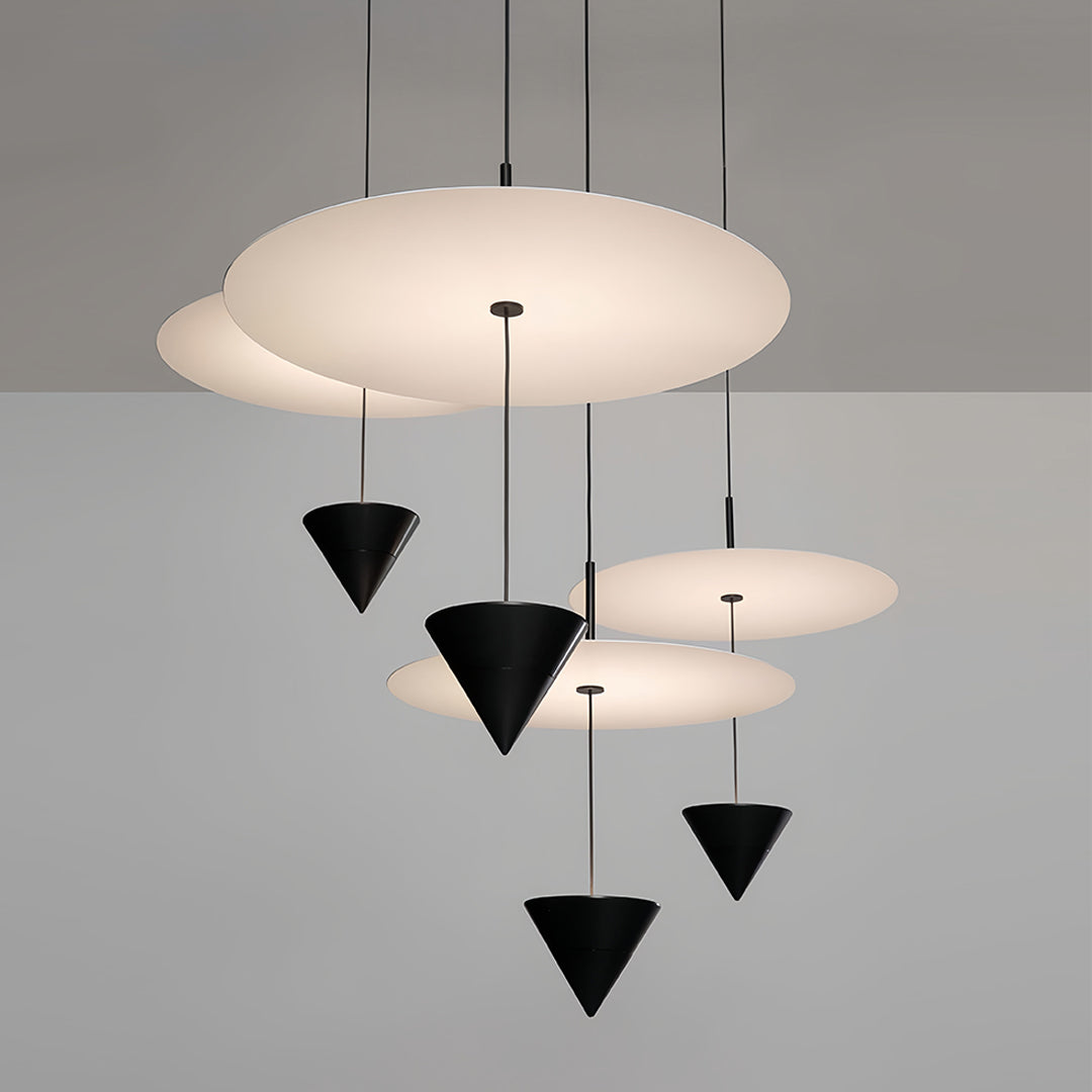 Lampa wisząca nordycka 40cm 6000K