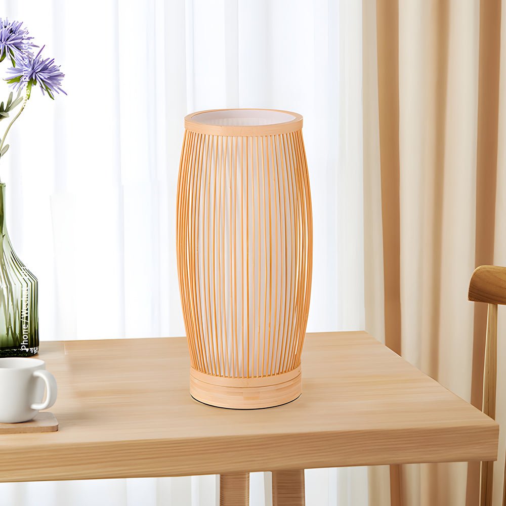 Lampa bambusowa japońska zdjęcie 3