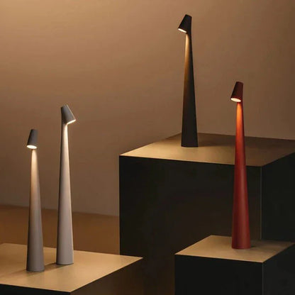 Elegancka lampa stołowa LED — smukły design, dotykowy włącznik, 5 kolorów | Norivo Norivo