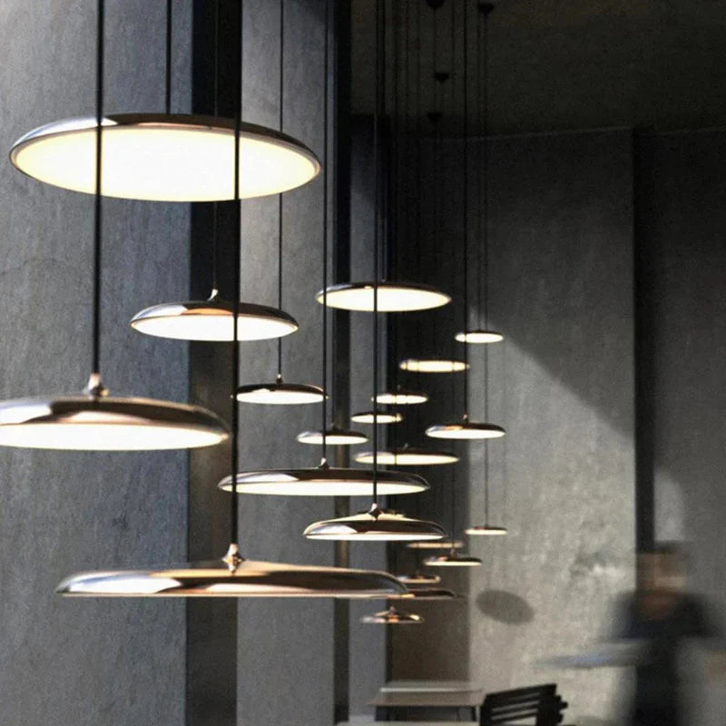 Lampa wisząca LED ultracienki klosz — designerska | Norivo Norivo