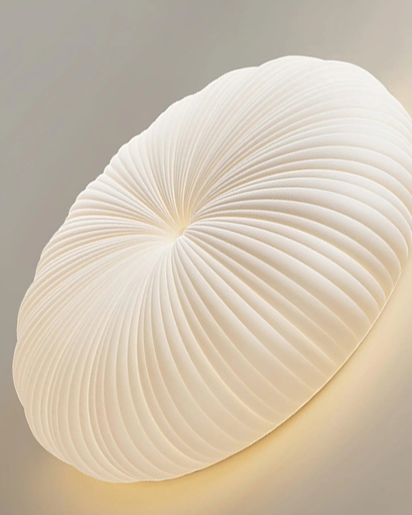 Lampa sufitowa kopułowa — inspirowana muszlą, styl japandi | Norivo Norivo