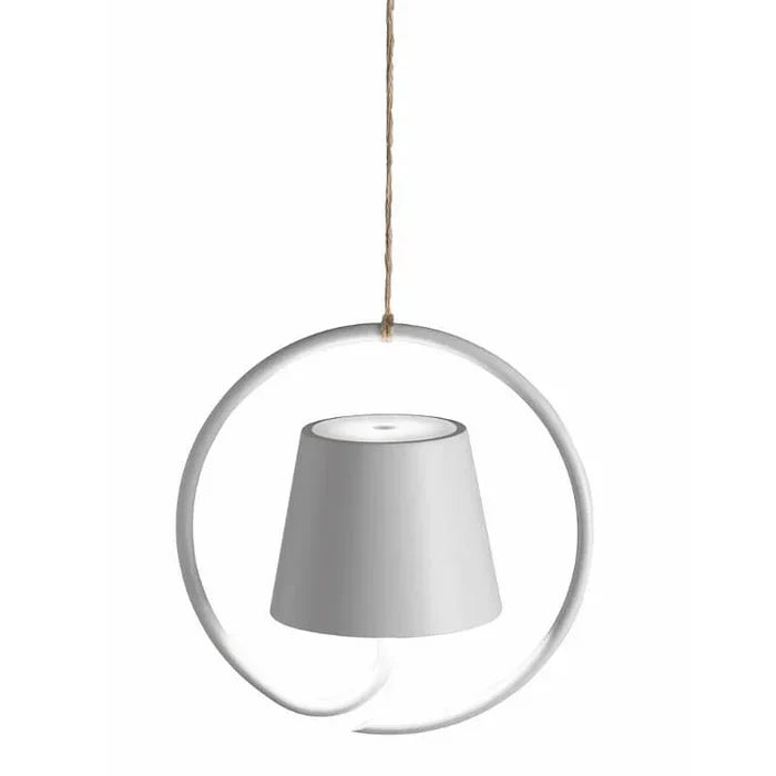 Bezprzewodowa lampa wisząca LED — geometryczna Norivo