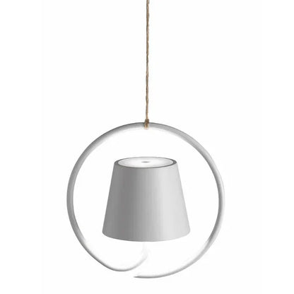 Bezprzewodowa lampa wisząca LED — geometryczna Norivo