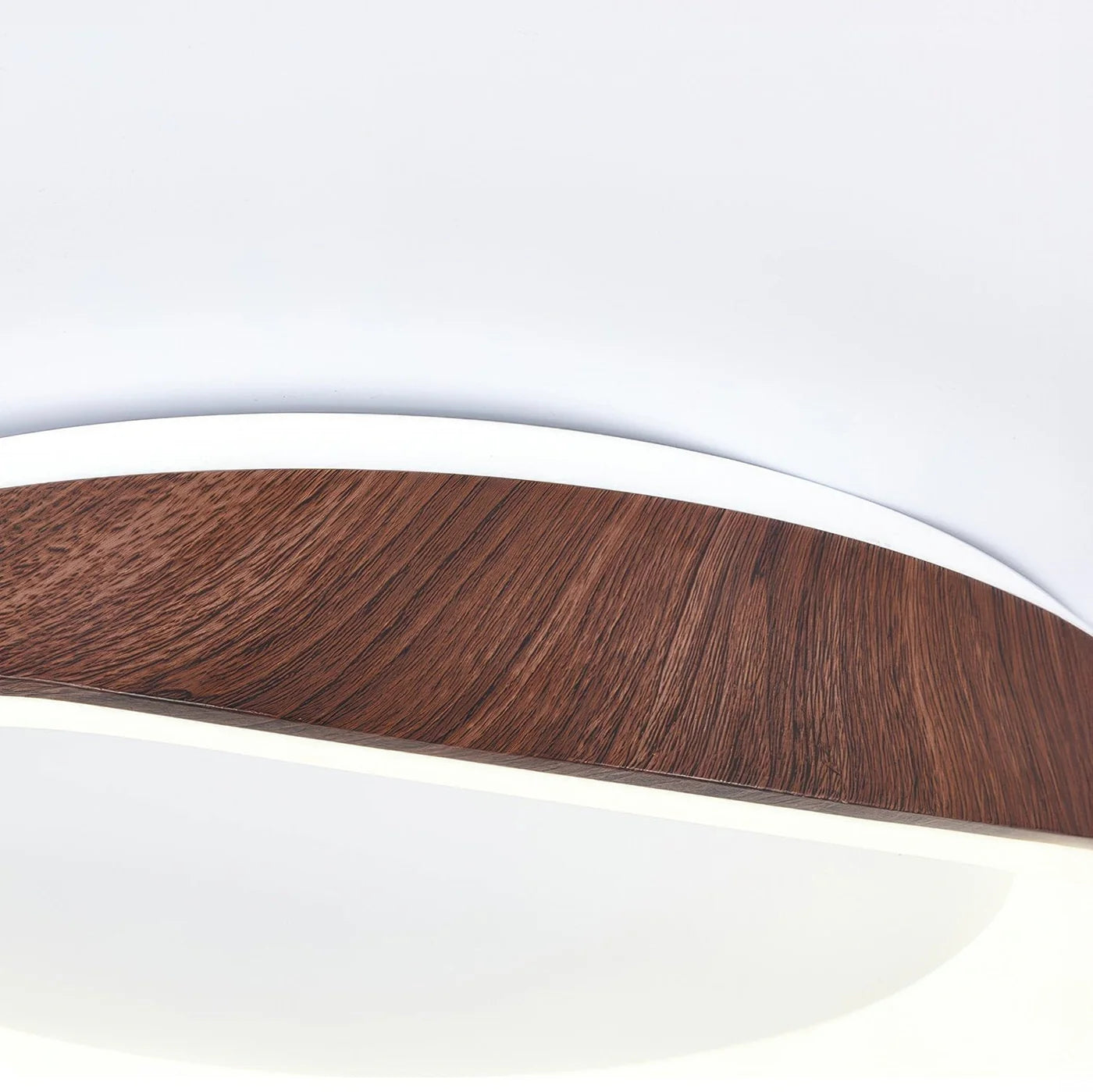 Skandynawska lampa sufitowa LED z efektem drewna — 5 kolorów, 3 rozmiary | Norivo Norivo