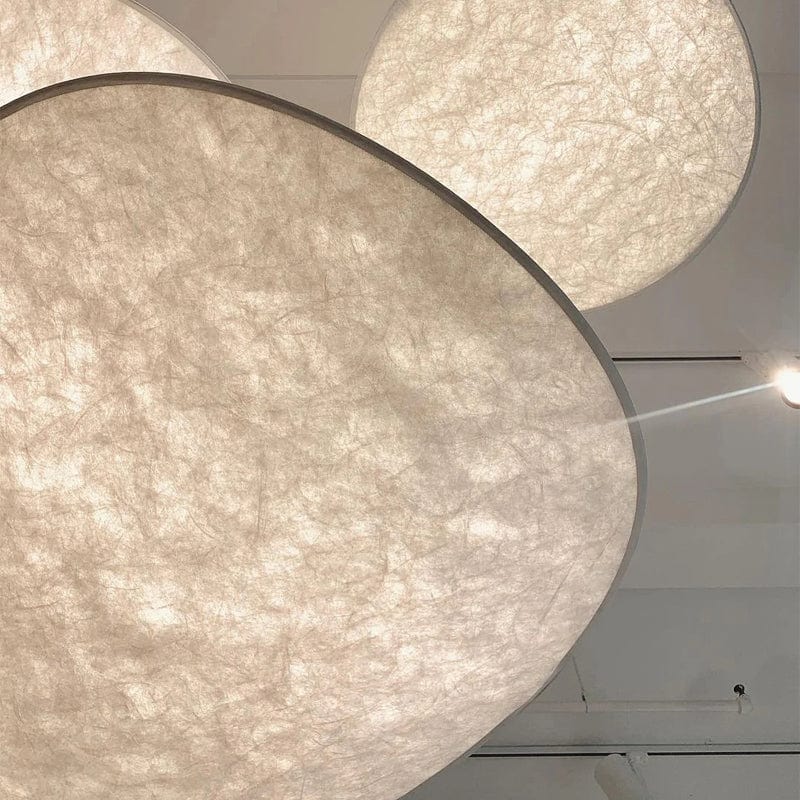 Designerska lampa wisząca Japandi — podłużny panel, nowoczesna elegancja | Norivo Norivo