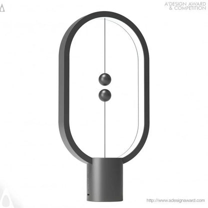 Lampka LED lewitująca z magnetycznym włącznikiem — biurkowa | Norivo Norivo