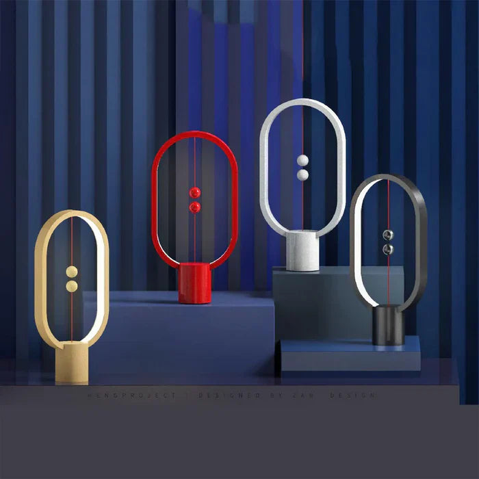 Lampka LED lewitująca z magnetycznym włącznikiem — biurkowa | Norivo Norivo