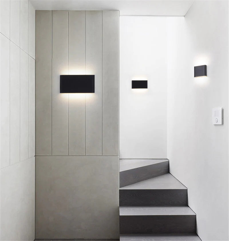 Wodoodporny kinkiet LED — oświetlenie dwukierunkowe góra/dół, aluminium | Norivo Norivo
